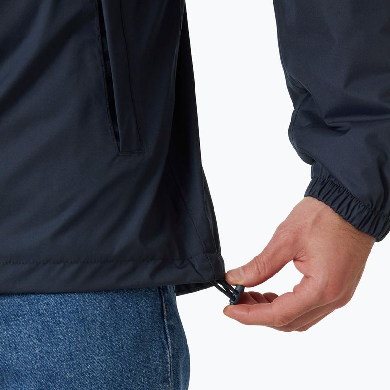 Pánska bunda do dažďa Helly Hansen Vancouver s fleecovou podšívkou navy 5