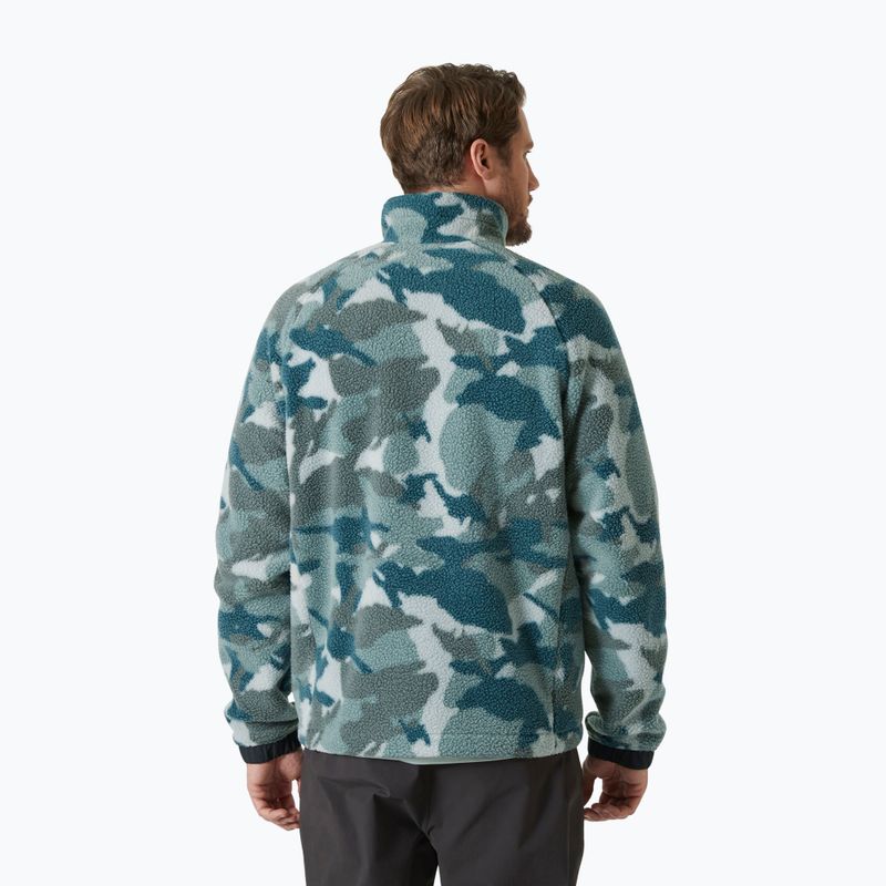 Pánska mikina Helly Hansen Panorama Pile Snap dark creek woodland camo 2