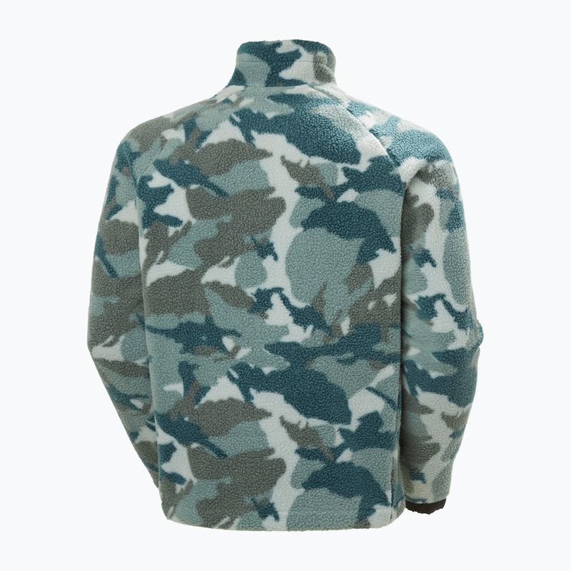 Pánska mikina Helly Hansen Panorama Pile Snap dark creek woodland camo 6