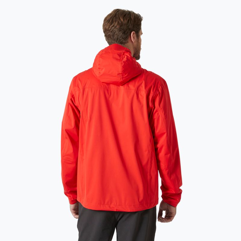 Pánska nepremokavá bunda Helly Hansen Momentum 3L Stretch alert red 2