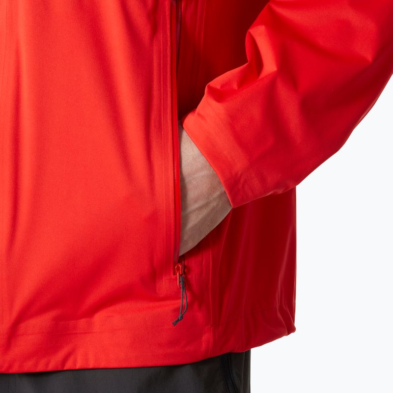 Pánska nepremokavá bunda Helly Hansen Momentum 3L Stretch alert red 5