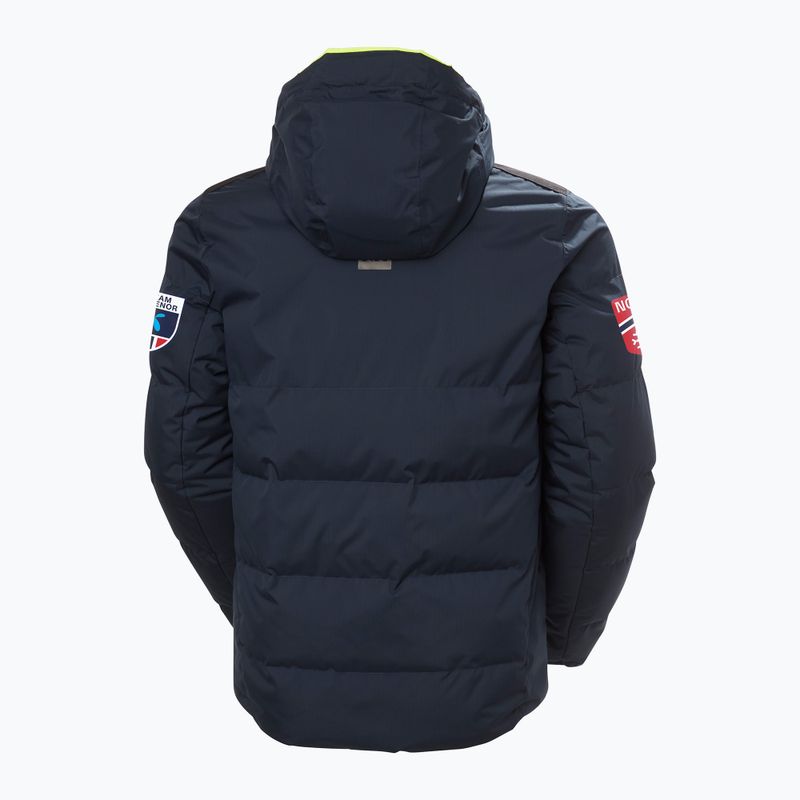 Pánska lyžiarska bunda Helly Hansen Kvitfjell Race Puffy navy nsf replika 8