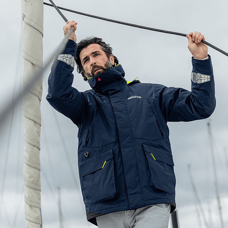 Pánska jachtárska bunda Musto BR1 Primaloft Channel true navy 13