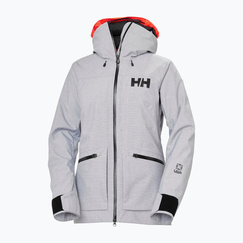 Dámska lyžiarska bunda Helly Hansen Powderqueen 3.0 grey/melange 9