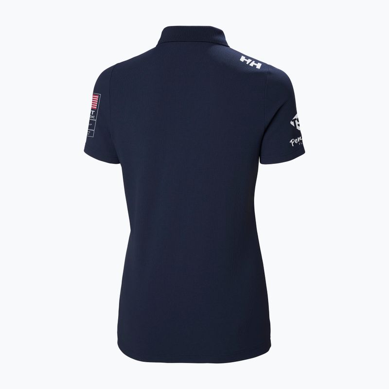 Dámske polo tričko Helly Hansen Crew Tech Polo navy 2