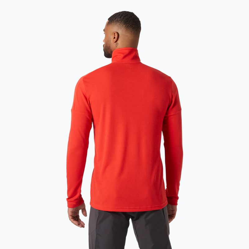 Pánska jachtárska mikina Helly Hansen Hp 1/2 Zip Pullover 2.0 red alert 2