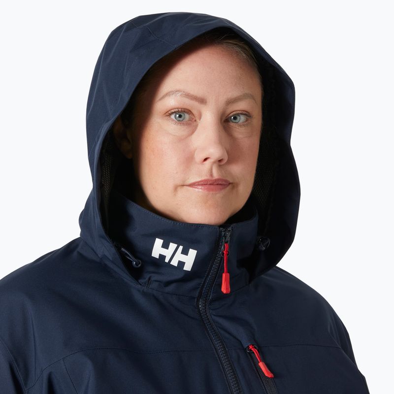 Dámska jachtárkska bunda Helly Hansen Crew Hooded Midlayer Plus 2.0 navy 3