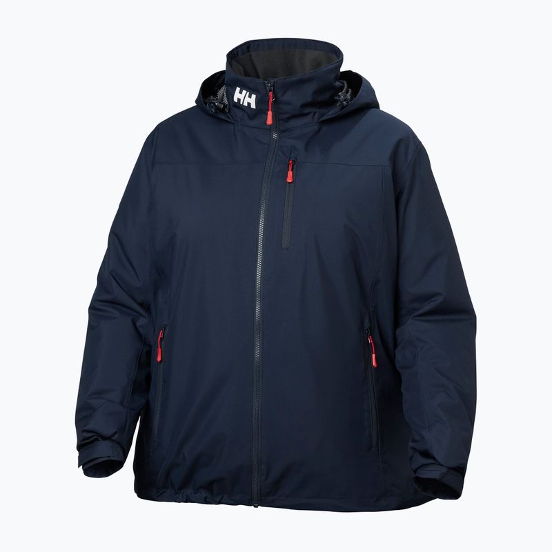 Dámska jachtárkska bunda Helly Hansen Crew Hooded Midlayer Plus 2.0 navy 9