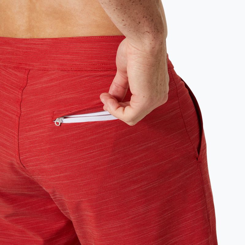 Pánske plavecké šortky Helly Hansen Newport Boardshorts 8" red 4