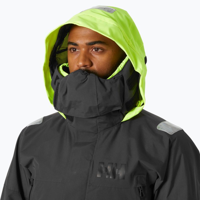 Pánska bunda do dažďa Helly Hansen Skagen Offshore ebony 3