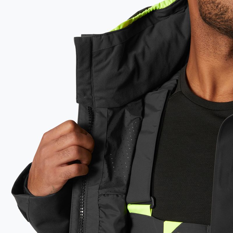 Pánska bunda do dažďa Helly Hansen Skagen Offshore ebony 10