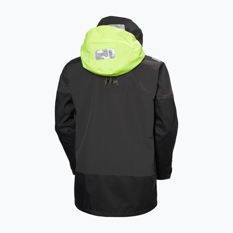 Pánska bunda do dažďa Helly Hansen Skagen Offshore ebony 12