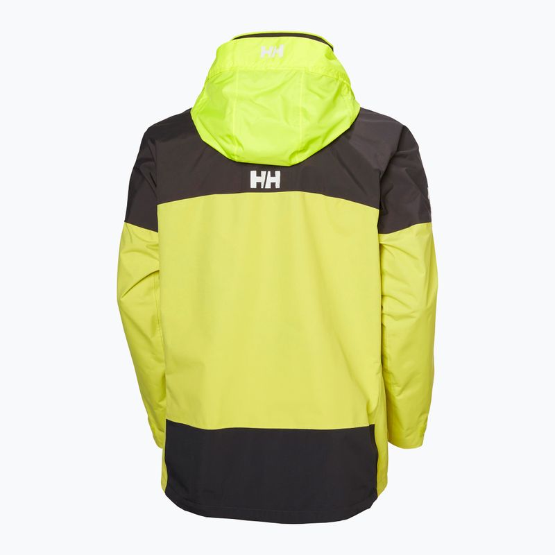 Pánska jachtárska bunda Helly Hansen Pier 4.0 cyber lime 10