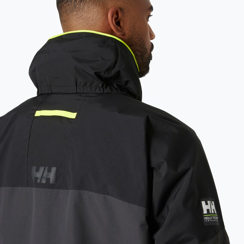 Pánska bunda do dažďa Helly Hansen Pier 4.0 ebony 4