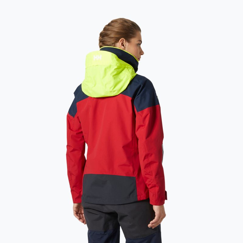 Dámska jachtárska bunda Helly Hansen Pier 4.0 red 2