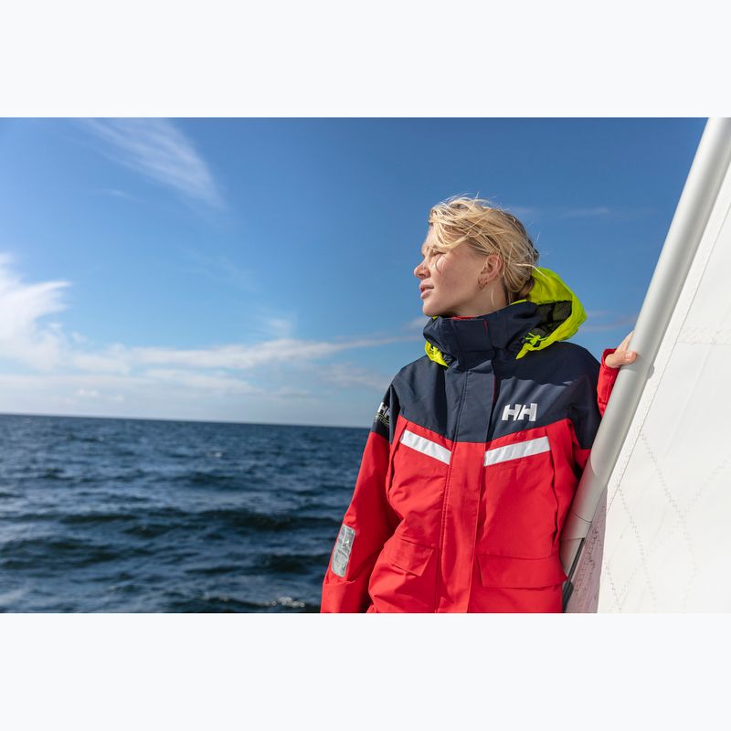 Dámska jachtárska bunda Helly Hansen Pier 4.0 red 13