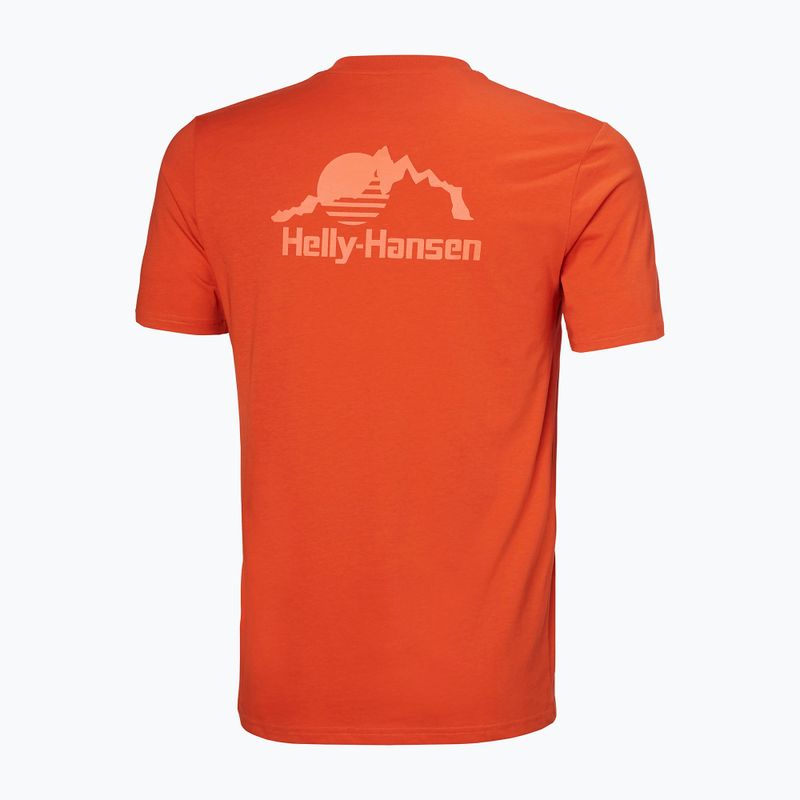 Pánske tričko Helly Hansen Nord Graphic jungle green 5