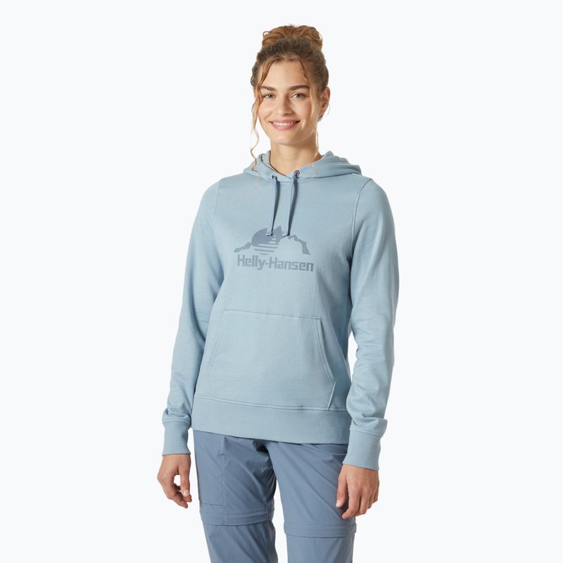 Dámska mikina Helly Hansen Nord Graphic Pullover Hoodie windy blue