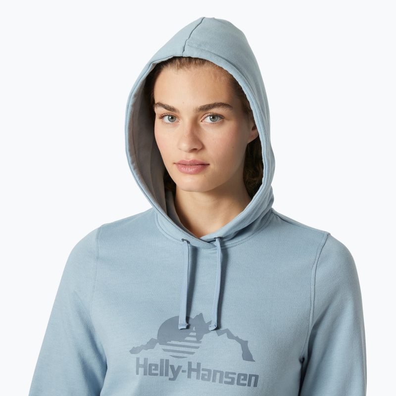 Dámska mikina Helly Hansen Nord Graphic Pullover Hoodie windy blue 3