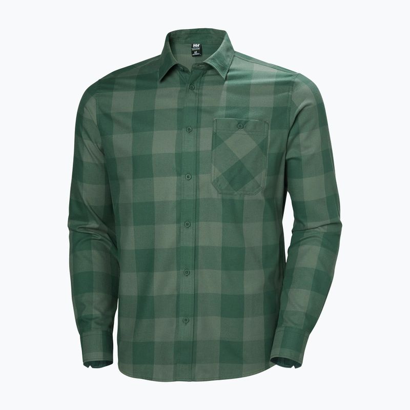 Pánske tričko Helly Hansen Aker Flannel LS jungle green buffalo plaid 5