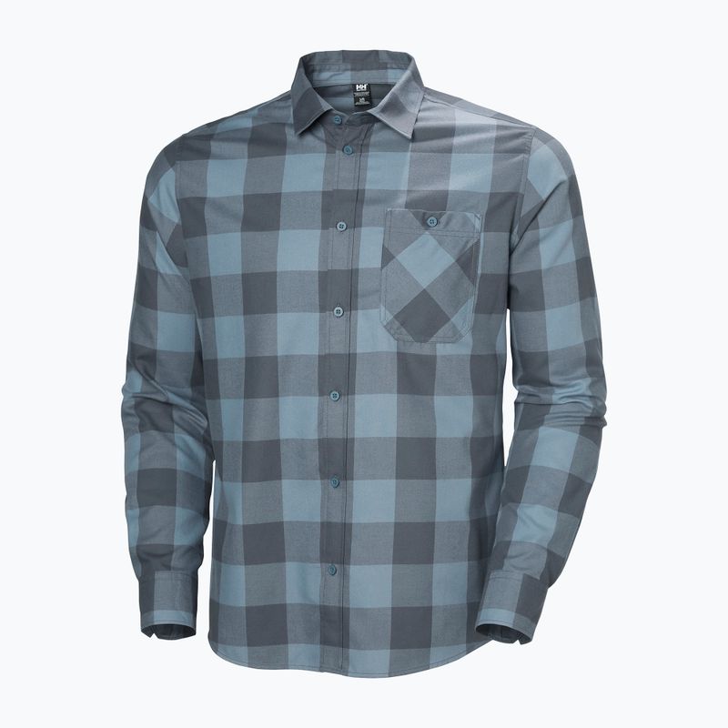 Pánska košeľa Helly Hansen Aker Flannel LS jungle green buffalo plaid 5