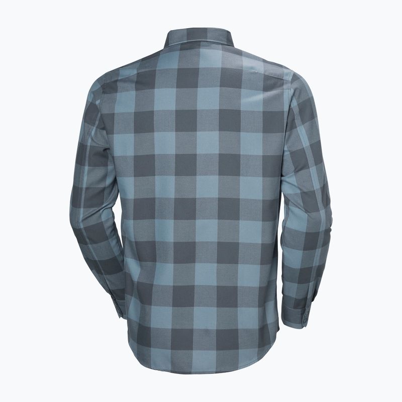 Pánska košeľa Helly Hansen Aker Flannel LS jungle green buffalo plaid 6