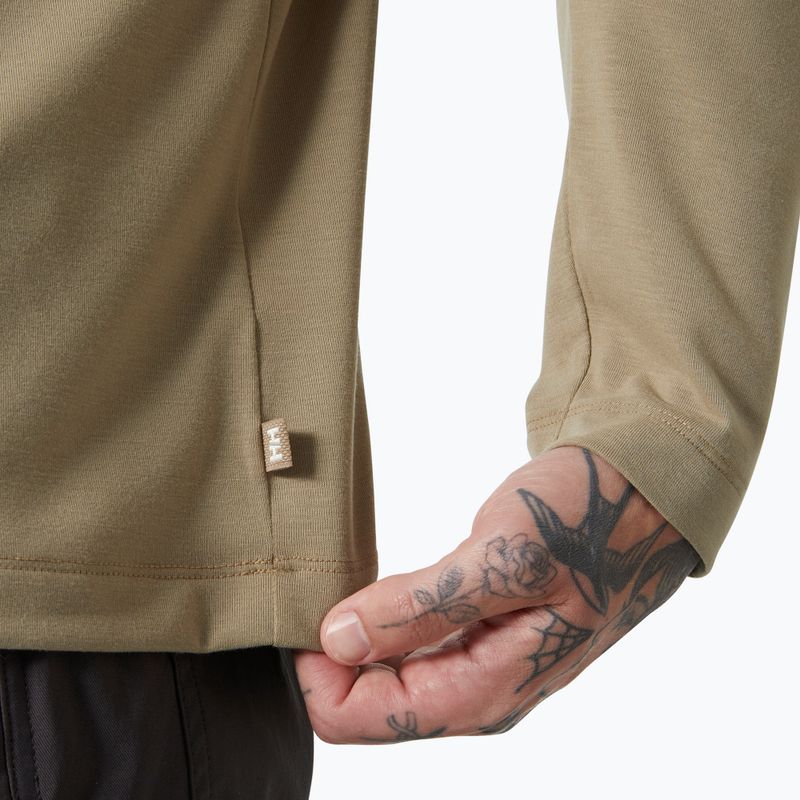 Pánske tričko longsleeve Helly Hansen Skog Graphic pebble 4