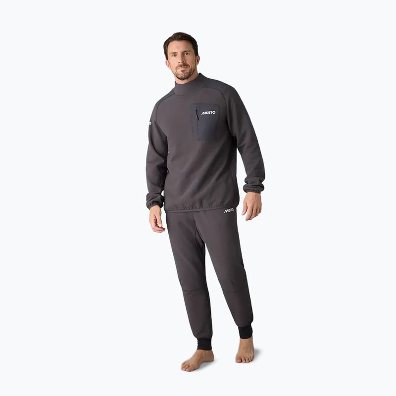 Pánska jachtárska mikina Musto Storm Fleece Midlayer carbon 2