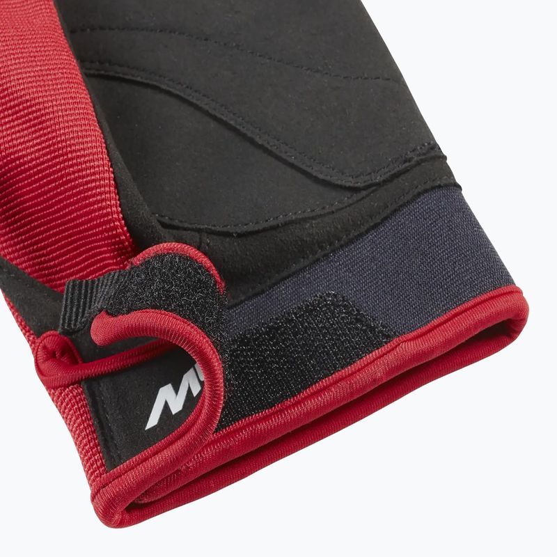Musto Essential Sailing Long Finger 2.0 pravé červené plachetnicové rukavice 2