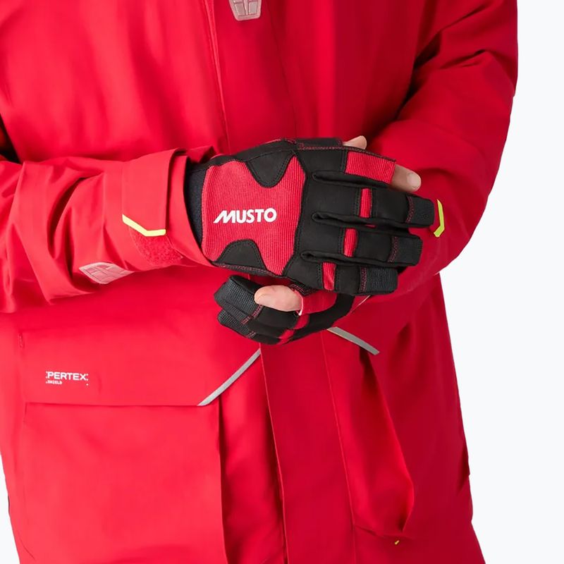 Jachtárske rukavice Musto Performance Long Finger 2.0 true red 5