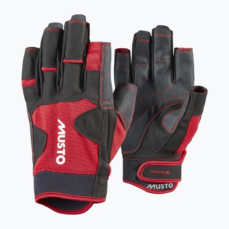 Jachtárske rukavice Musto Performance Short Finger 2.0 true red