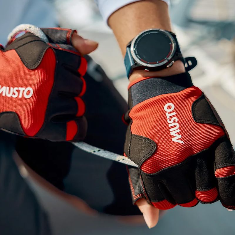 Jachtárske rukavice Musto Performance Short Finger 2.0 black 3