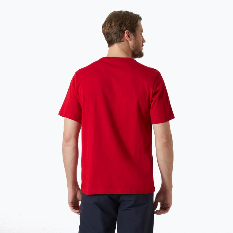 Pánske tričko Helly Hansen Logo 3.0 red 2