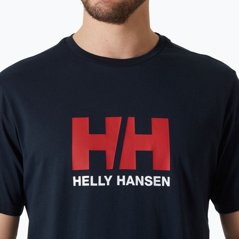 Pánske tričko Helly Hansen Logo 3.0 navy 3