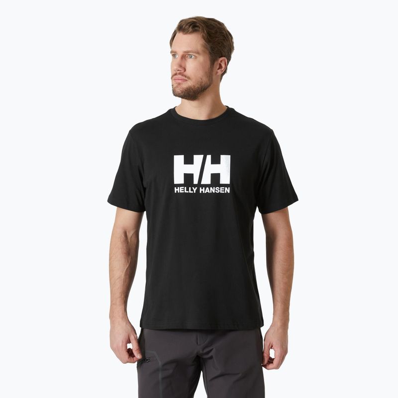 Pánske tričko Helly Hansen Logo 3.0 black