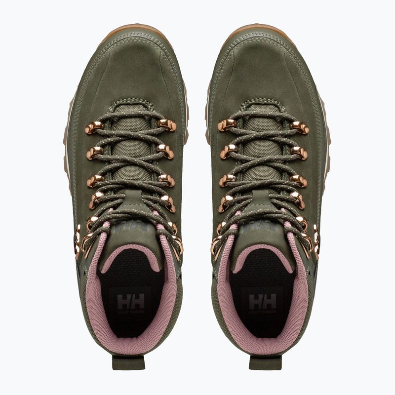 Dámske trekové topánky Helly Hansen The Forester Premium utility green/cream 5