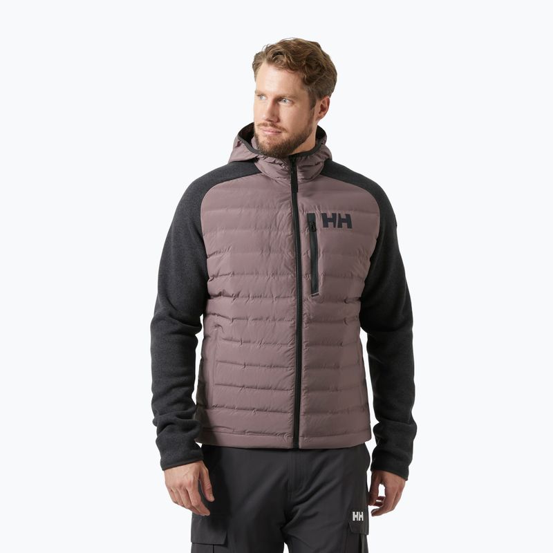 Pánska jachtárska bunda Helly Hansen Arctic Ocean Hybrid Insulator sparrow grey