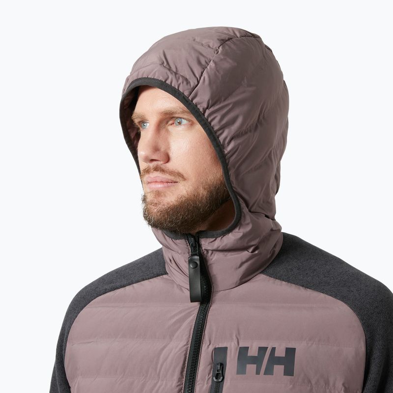 Pánska jachtárska bunda Helly Hansen Arctic Ocean Hybrid Insulator sparrow grey 3