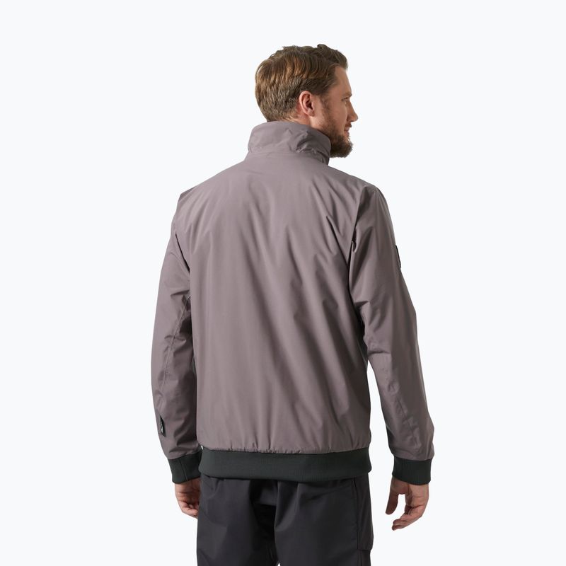 Pánska jachtárska bunda Helly Hansen HP Racing Lifaloft Bomber sparrow grey 2