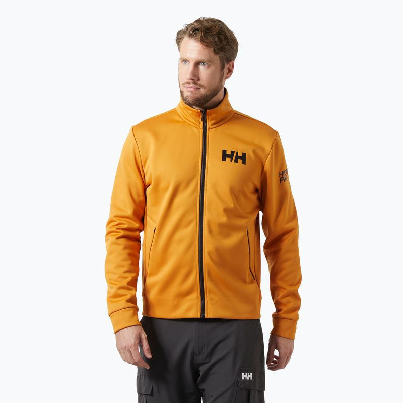 Pánska mikina Helly Hansen HP Fleece 2.0 s horčicovou farbou