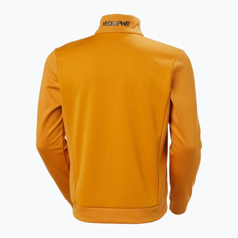 Pánska mikina Helly Hansen HP Fleece 2.0 s horčicovou farbou 7