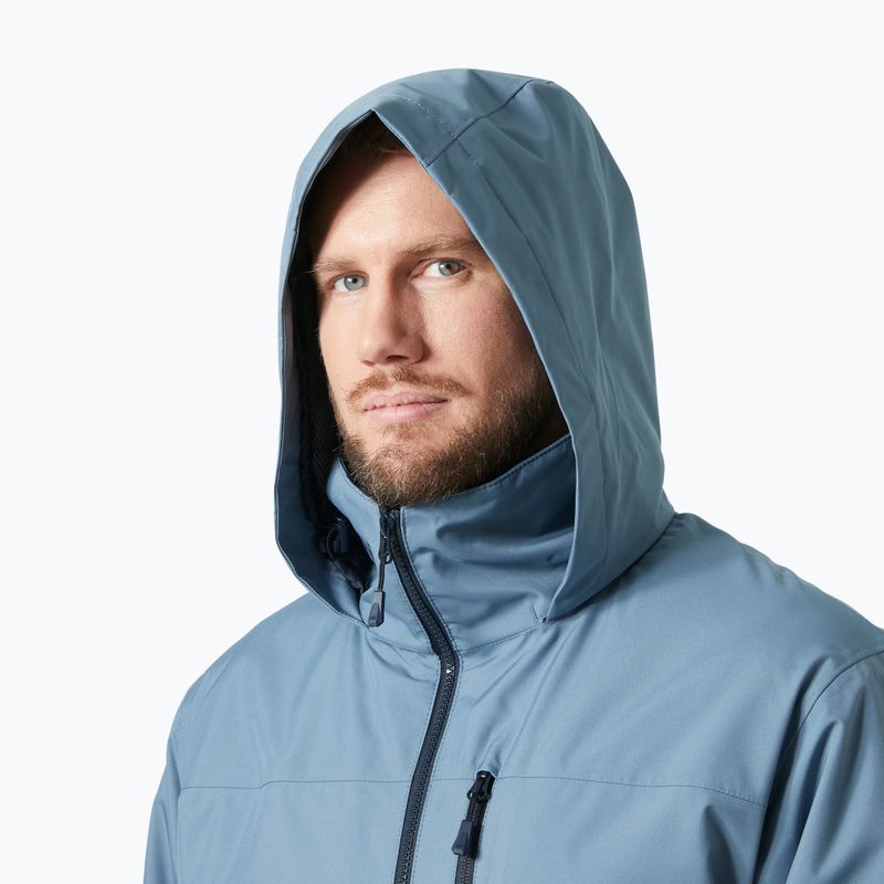 Pánska jachtárska bunda Helly Hansen Crew Hooded Midlayer 2 washed navy 3