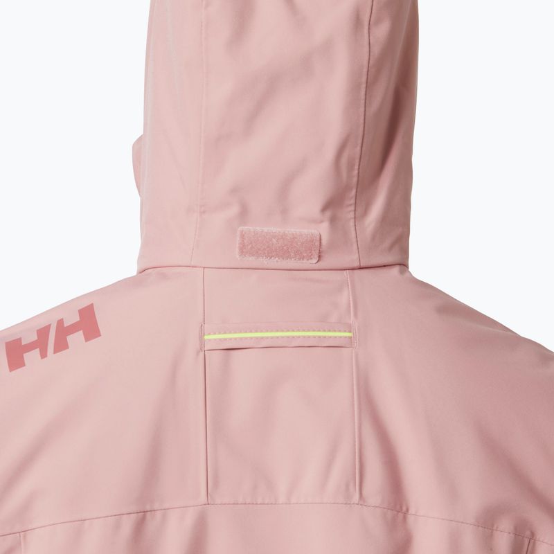 Dámska jachtárska bunda Helly Hansen Crew Hooded Midlayer 2.0 pink salt 3