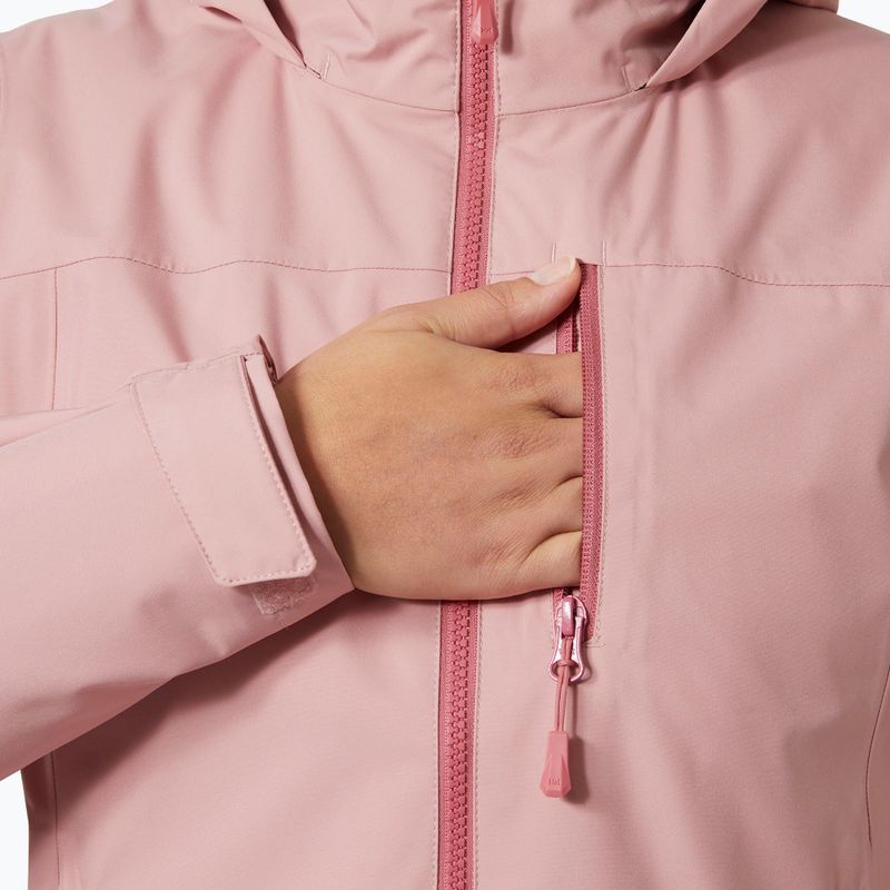 Dámska jachtárska bunda Helly Hansen Crew Hooded Midlayer 2.0 pink salt 4