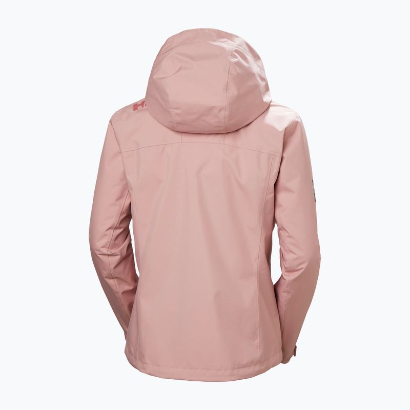 Dámska jachtárska bunda Helly Hansen Crew Hooded Midlayer 2.0 pink salt 8