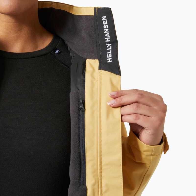Dámska jachtárska bunda Helly Hansen Crew Hooded Midlayer 2.0 sand 8