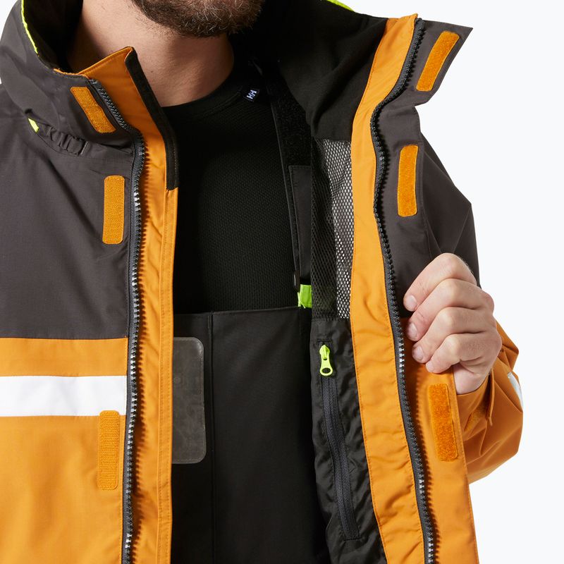 Pánska bunda do dažďa Helly Hansen Pier 4.0 mustard 9