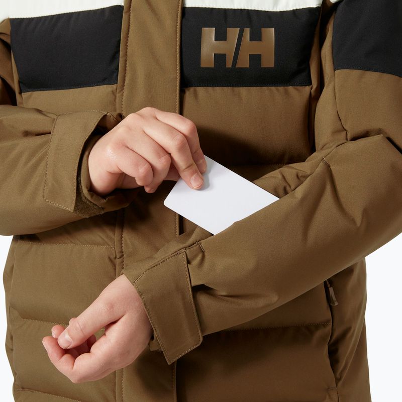 Detská lyžiarska bunda Helly Hansen Diamond sepia 5