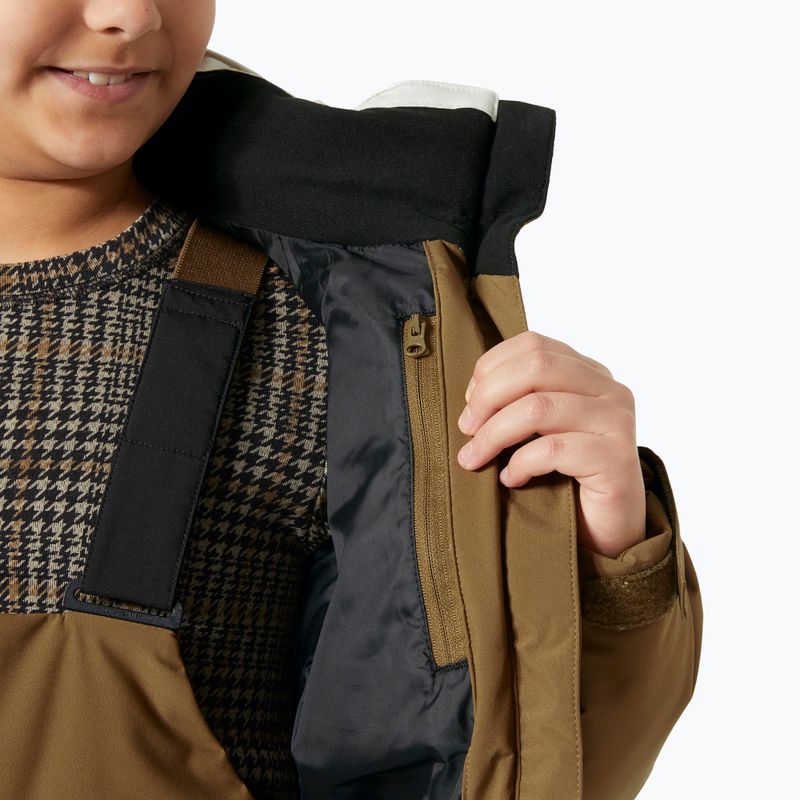 Detská lyžiarska bunda Helly Hansen Diamond sepia 8