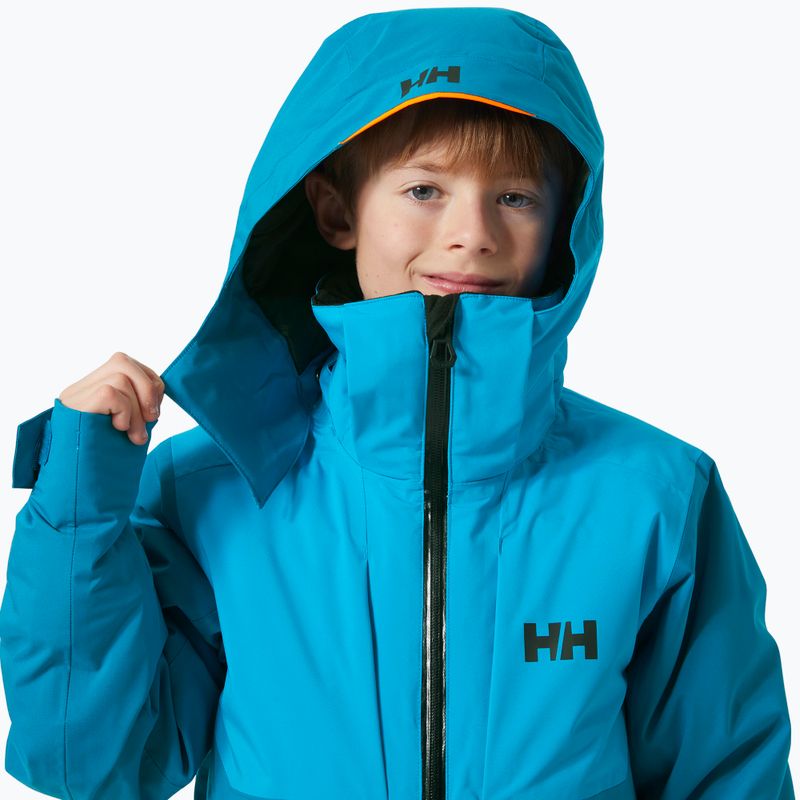 Detská lyžiarska bunda Helly Hansen Alpha cerulean blue 3